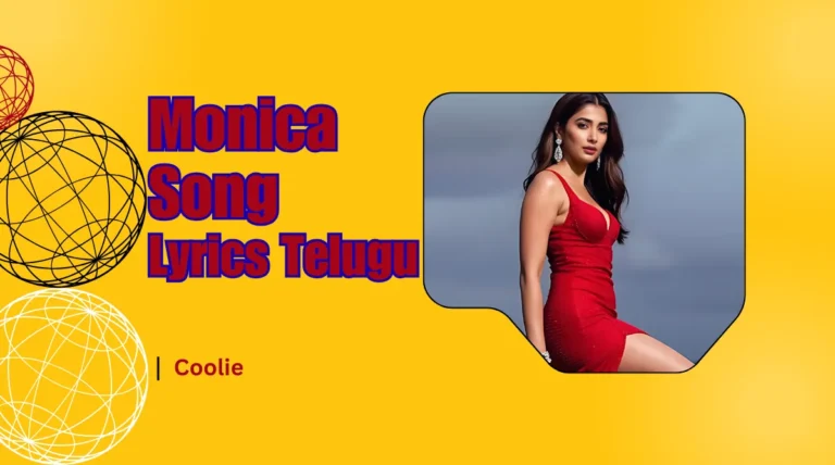 Monica Song Lyrics Telugu Image Download