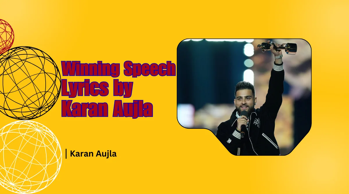 Winning Speech Lyrics by Karan Aujla Song image