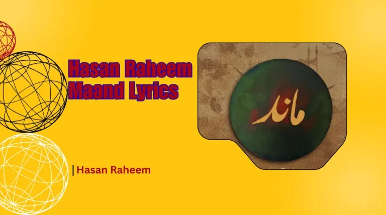 Hasan Raheem Maand Lyrics Image Download