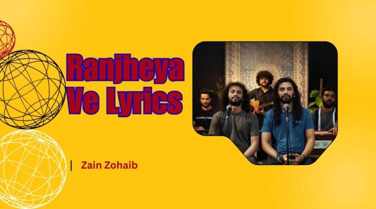 zain zohaib ranjheya ve lyrics Image Download