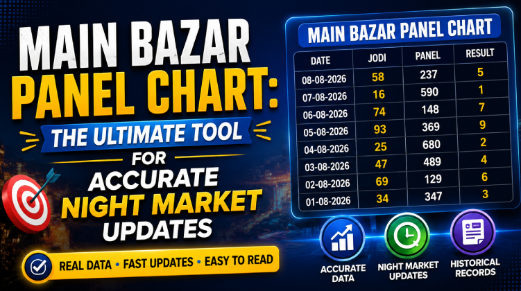 Main Bazar Panel Chart: The Ultimate Tool for Accurate Night Market Updates
