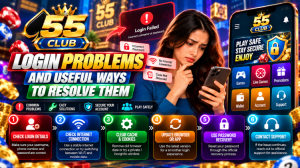 55 Club Login Problems and Useful Ways to Resolve Them